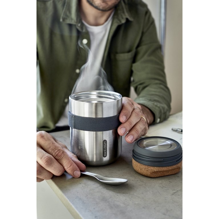 Black+Blum RVS Thermos Voedselcontainer - Grijs 550ml