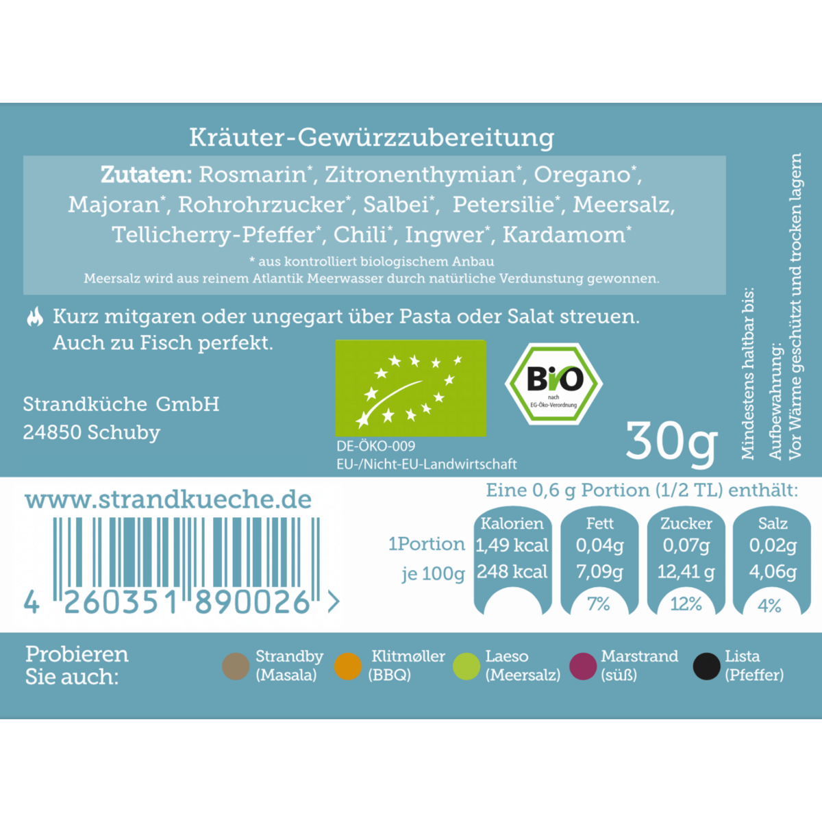 Culinaire Kruidenreis Sixpack - 6 Wereldse Smaakmengsels
