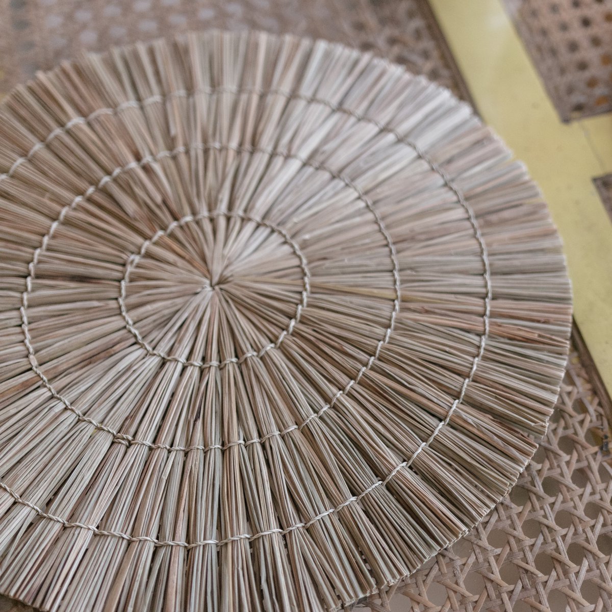 ALANG Zeegras Placemats - Natuurlijke Tafelset 35cm