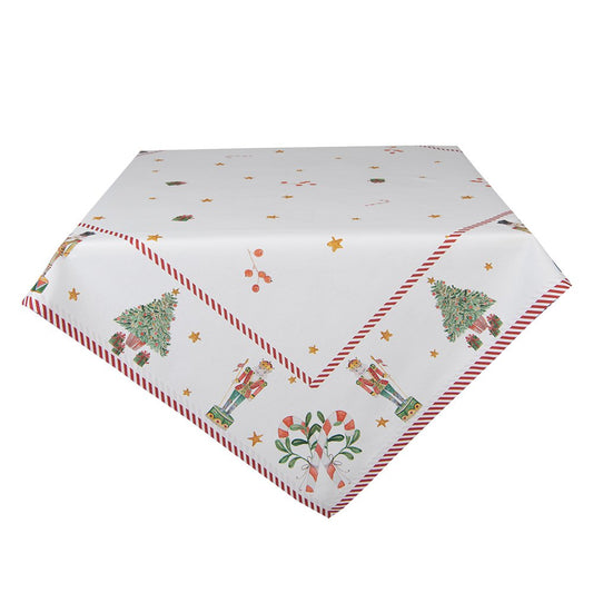 Kerst Tafelkleed Notenkrakers - 100x100 cm - Katoen