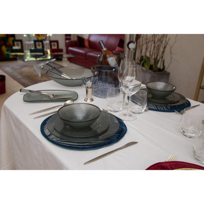 Mat Zilver Bestekset 24-delig - Moderne Minimalistische Elegantie