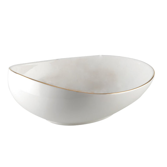 Witte Keramiek Soepkom - Creuse Schaal 22cm