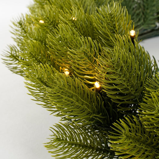 Nigata Kerstkrans - Premium LED Verlichting Ø60cm Natuurgetrouw