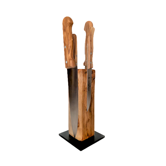 Magnetisch Messenblok Tower - Olijfhout Design