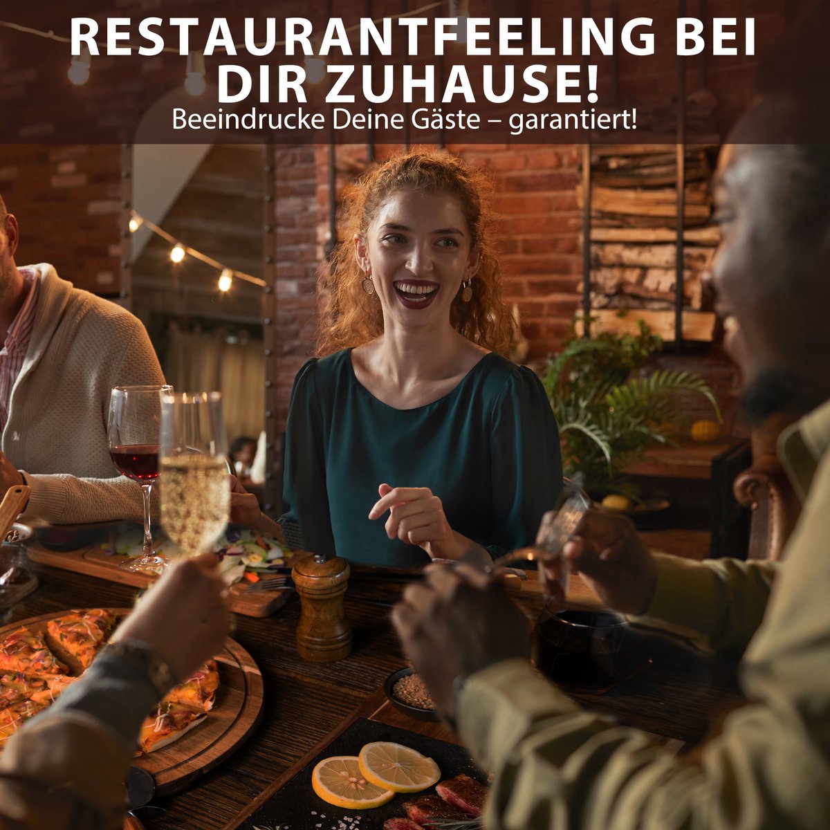 Serving Board 'Luis' 2 set gemaakt van FSC® Acacia Wood met leisteenplaten en saucen