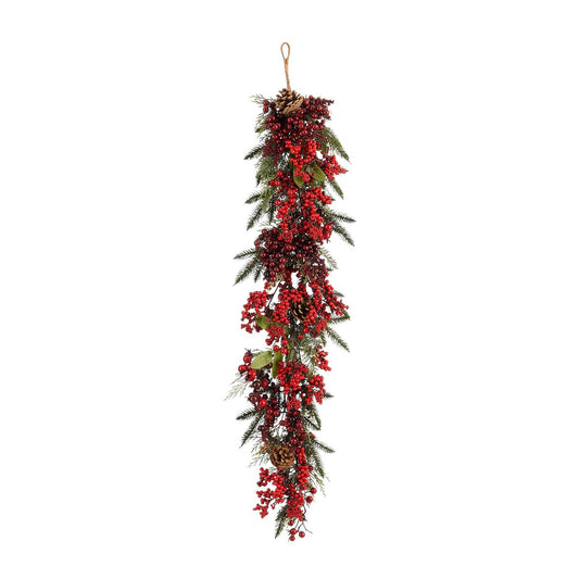 Randell Kerstslinger Druppelvorm Rood - 110 cm
