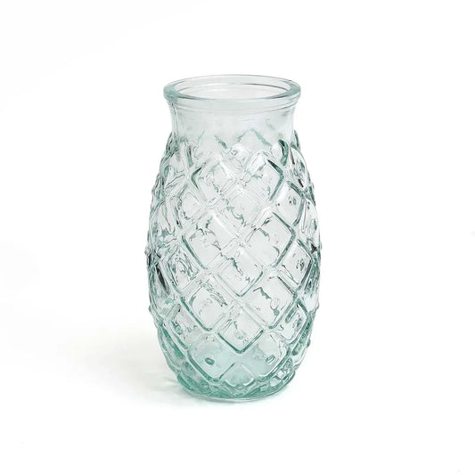 Groot Tropisch Ananasglas Blauw Large | Zomerse Cocktails XL