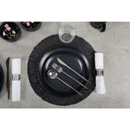 Zilver Glans Bestekset 24-delig - Klassieke Elegantie met Afgeronde Contouren