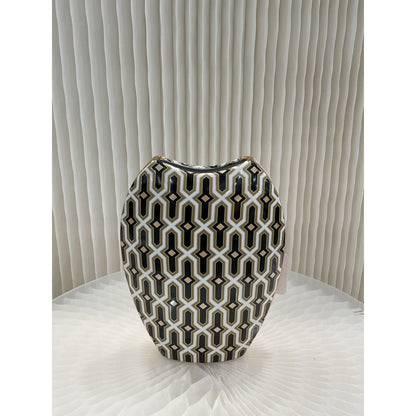 Vintage Porselein Vaasje Klein - Charmante Retro Woonaccessoire