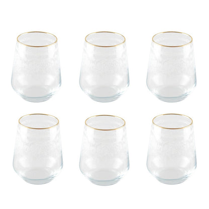 Exotische Arabische Waterglazen Set - 6 Stuks | Oosterse Stijl