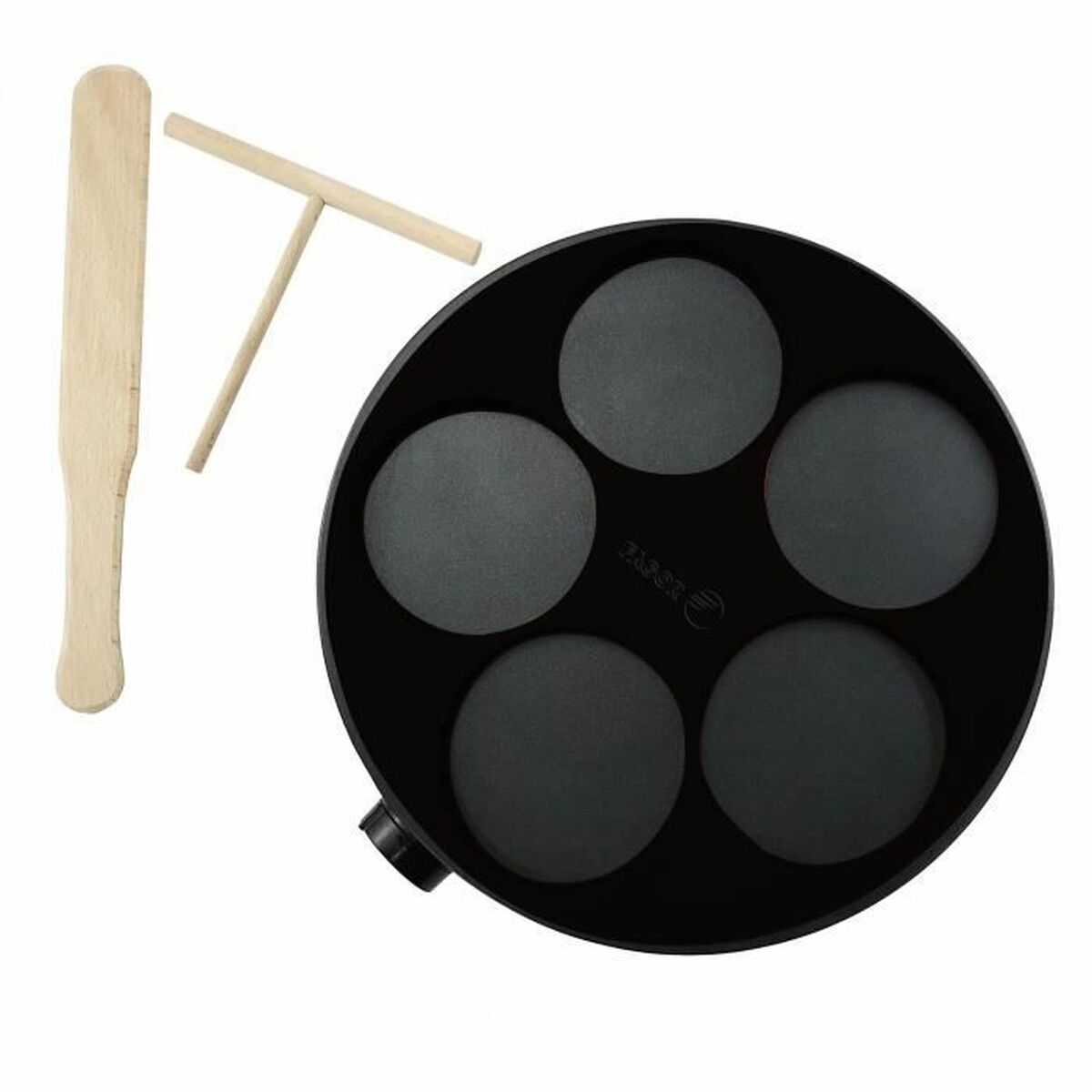 Fagor FG541 Crêpemaker - 1200W Antislip | 220°C Antiaanbaklaag