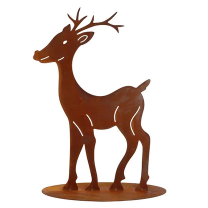 Decoratief Metalen Rendier Roest - Tuinfiguur Hert