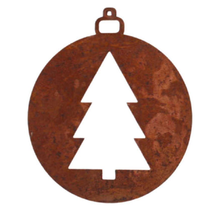 Vintage Kersthangers Roest - Kerstboomversieringen Metaal