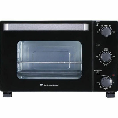 Continental Edison CEMF22B Mini Elektrische Oven - 22L 1300W Zwart