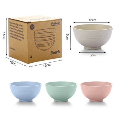 Green-goose Bio-based Kommen Set 4 Stuks - Duurzaam Servies