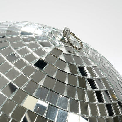 Kerst Discobal Zilver - Ø50cm XXL Spiegelende Kerstdecoratie