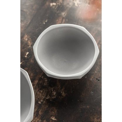 Elegante Design Kom Wit - Premium Keramiek met Textuur 22.5cm