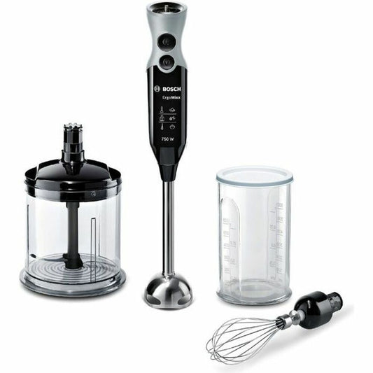 BOSCH MSM67160 Handblender - 750W RVS | 600ml Zwart