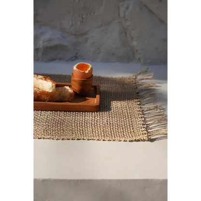 Teakwortel Eierdopje - Natuurlijke Ontbijt Elegantie