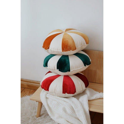 Kerst Patchwork Kussen Groen - Green Candy Lollipop