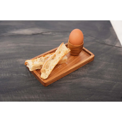 Teakwortel Eierdopje - Natuurlijke Ontbijt Elegantie