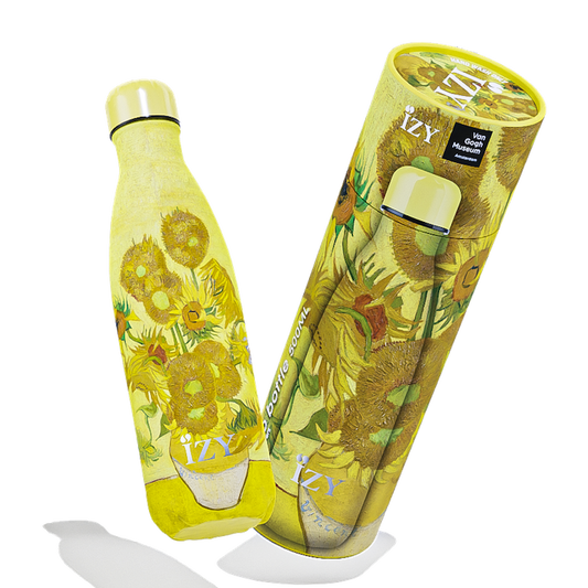 IZY Van Gogh Zonnebloemen Thermosfles - Artistieke Inspiratie