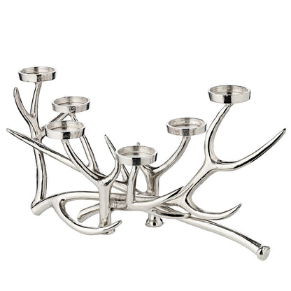 James Gewei Kandelaar - Majestueuze 6-Vlams Natuurinspiratie
