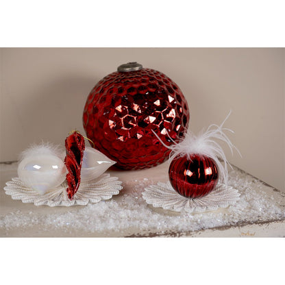 Kerstballen Set Premium - 4 Stuks Ø10cm Grote Decoratie