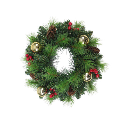 LED Kerstkrans 'Noel' Premium - Meerkleurige Outdoor Kerstdecoratie