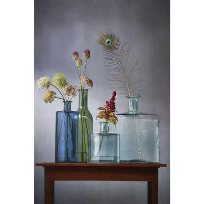 Duurzame Guan Flesvaas Transparant 26cm | Gerecycled Glas