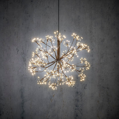Kerstverlichting Bal Zwart - Ø40cm Warm Witte LED Medium Outdoor