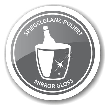 Exclusieve Champagnekoeler Milwaukee - Teak Hout met RVS