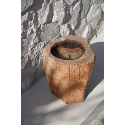 Natuurlijke Kaarsstam - Rustieke Sfeerverlichting