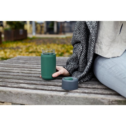 Black+Blum Glazen Reisbeker - Grijs 0.34L Travel Cup