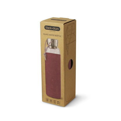 Black+Blum Glazen Waterfles - Premium Glas 0.6L