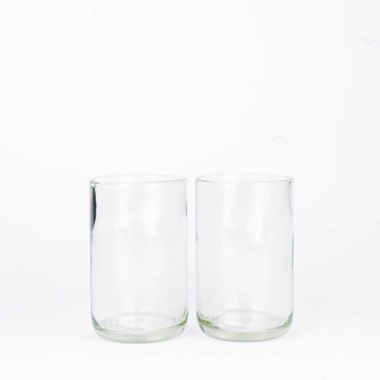 Duurzame CARRY GLASS Drinkglazen 400ml - Set van 2 | Upcycling