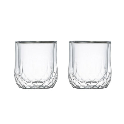 Premium Dubbele Wand Whisky Glazen - Set van 2 | Thermoglazen