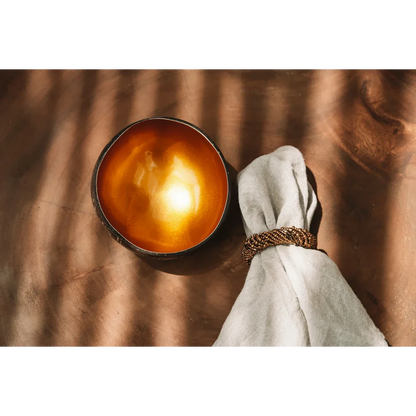 Kralenservetringen Goud Set - Luxe Tafel Elegantie 4 Stuks