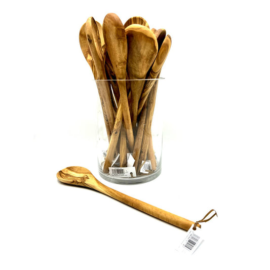 Professionele Kooklepels Set - 20 Olijfhouten Lepels 30cm