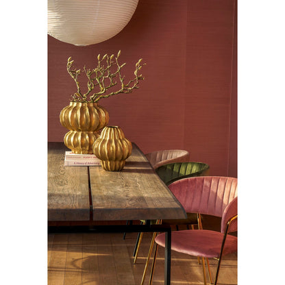 Altea Gouden Keramiek Vaas - Luxe Woonaccessoire Statement