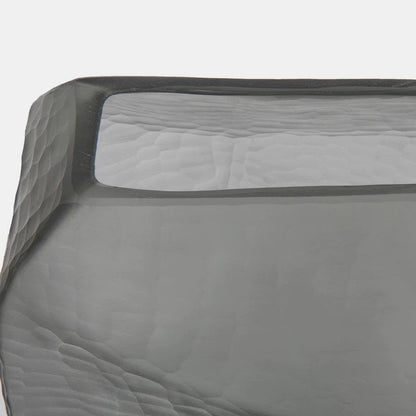 Luxe Rookgrijze Stenen Vaas XL - Moderne Woonaccessoire