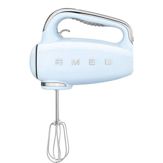 Smeg HMF01PBEU Handmixer - 9 Snelheden RVS | Retro Blauw