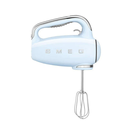 Smeg HMF01PBEU Handmixer - 9 Snelheden RVS | Retro Blauw