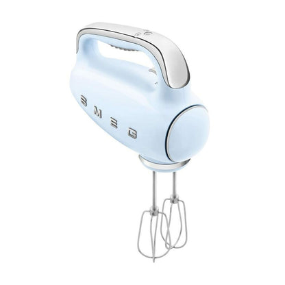 Smeg HMF01PBEU Handmixer - 9 Snelheden RVS | Retro Blauw