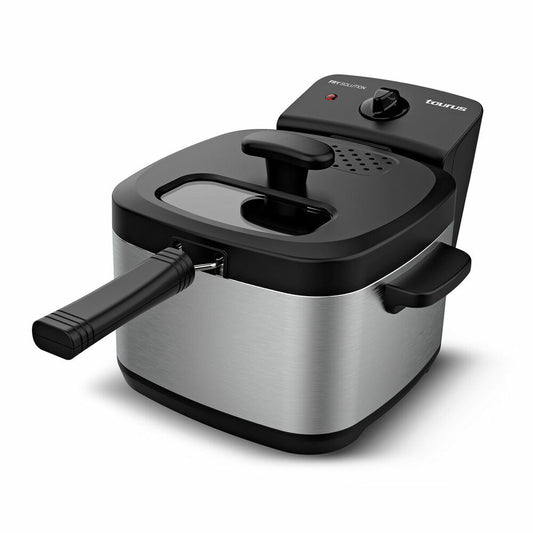 Taurus FRY SOLUTION Frituurpan - 1200W 1,5L | RVS Zwart/Zilver