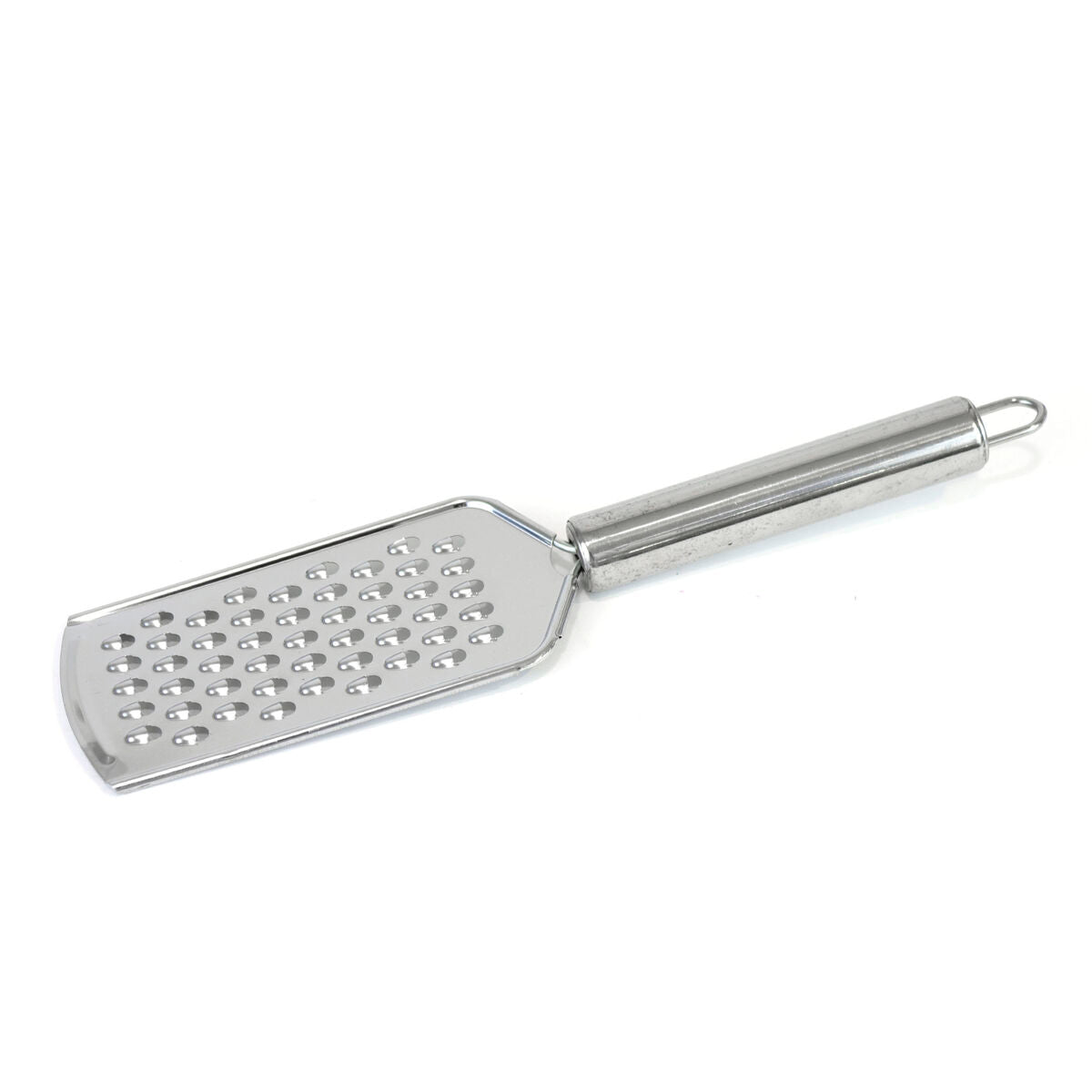 Platte Rasp RVS 23,5cm - Zilver Staal voor Kaas & Groenten