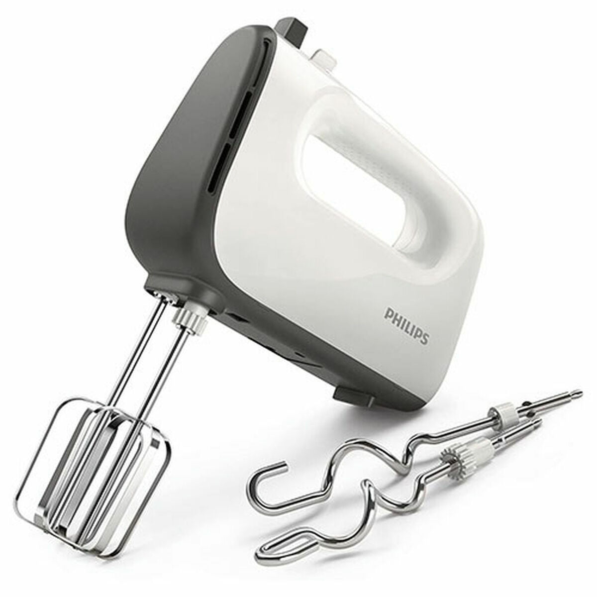 Philips HR3740/00 Handmixer - 450W RVS | 5 Snelheden Wit