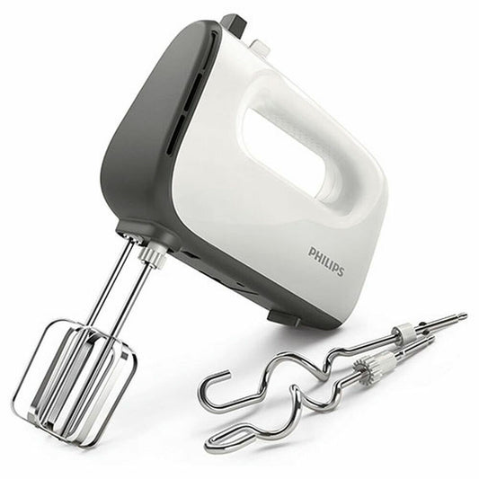 Philips HR3740/00 Handmixer - 450W RVS | 5 Snelheden Wit