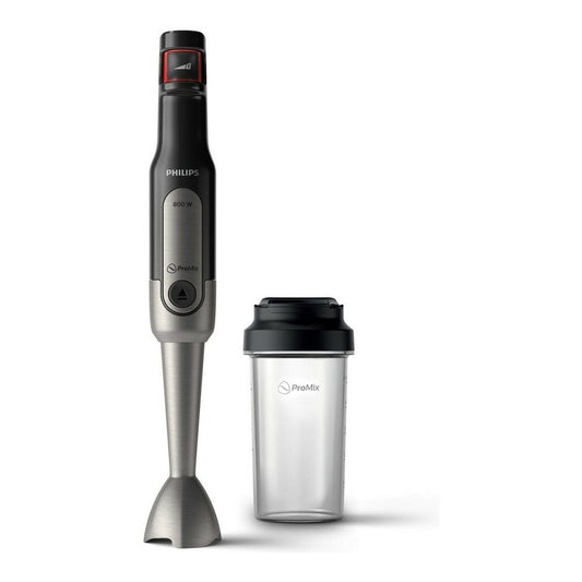 Philips Staafmixer 800W - Met Glazen Beker 500ml | RVS