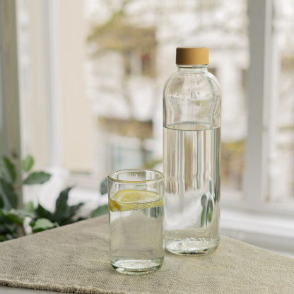 Compacte CARRY GLASS Drinkglazen 300ml - Set van 2 | Upcycling